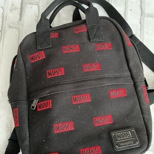 Marvel Black and Red Logo Backpack